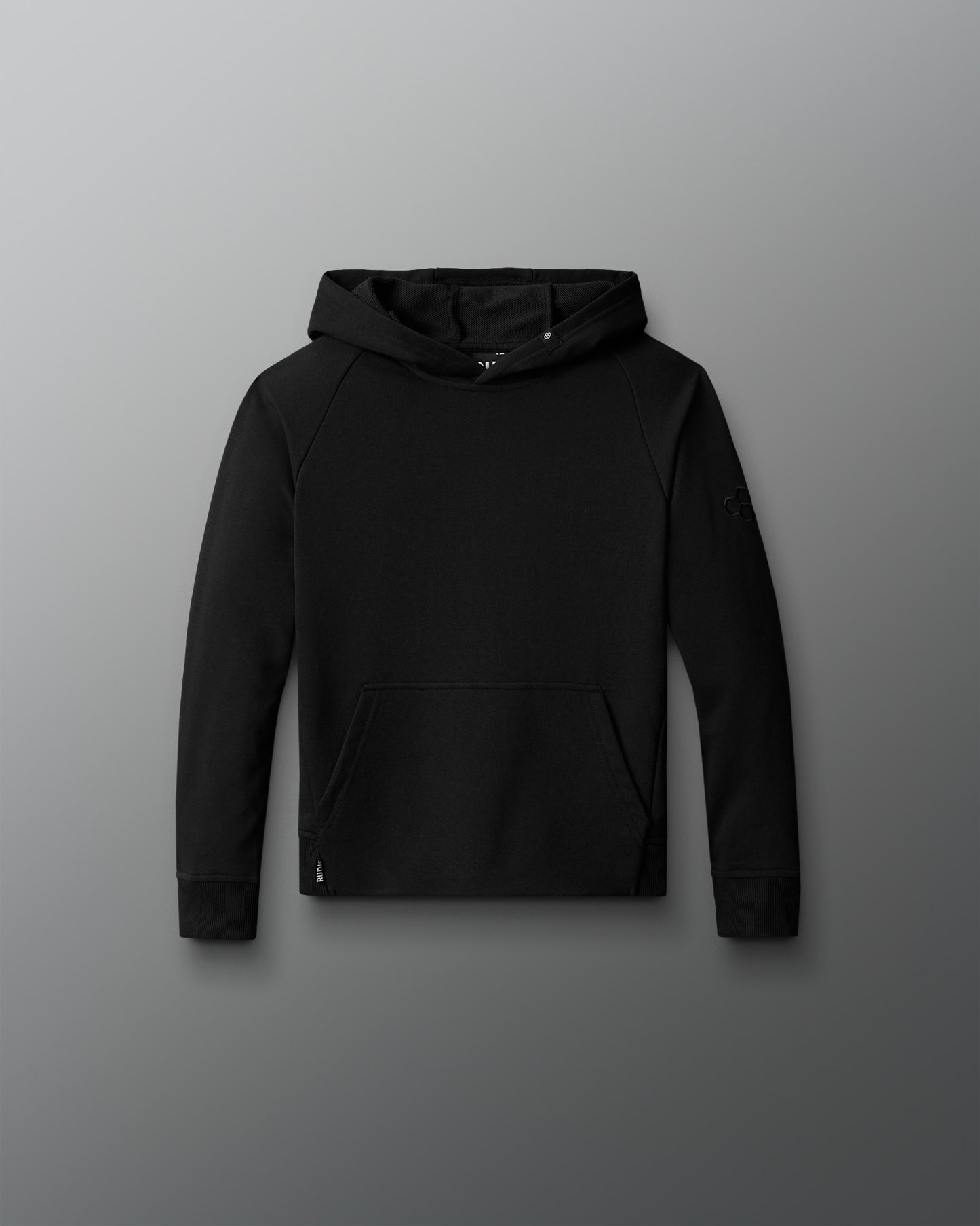 Sweat à capuche Rudis Elite Terry pour jeunes - Noir