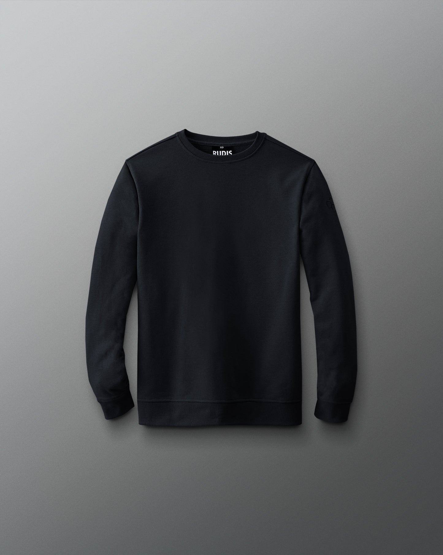 Rudis Elite Terry Youth Crewneck - Black