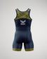 U.S. Navy Digital Woodland Youth Elite Wrestling Singlet