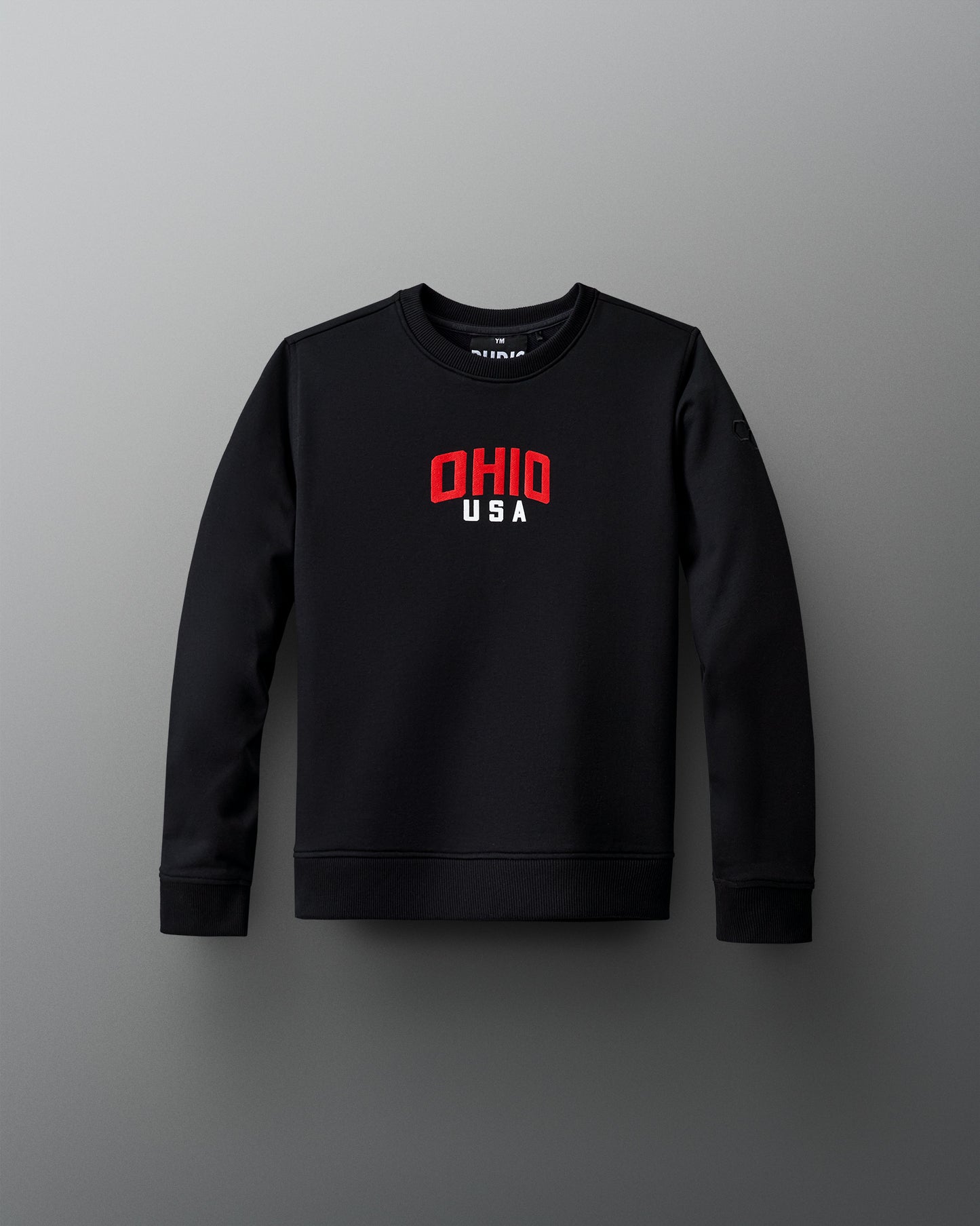 Team Ohio Arched Youth Crewneck