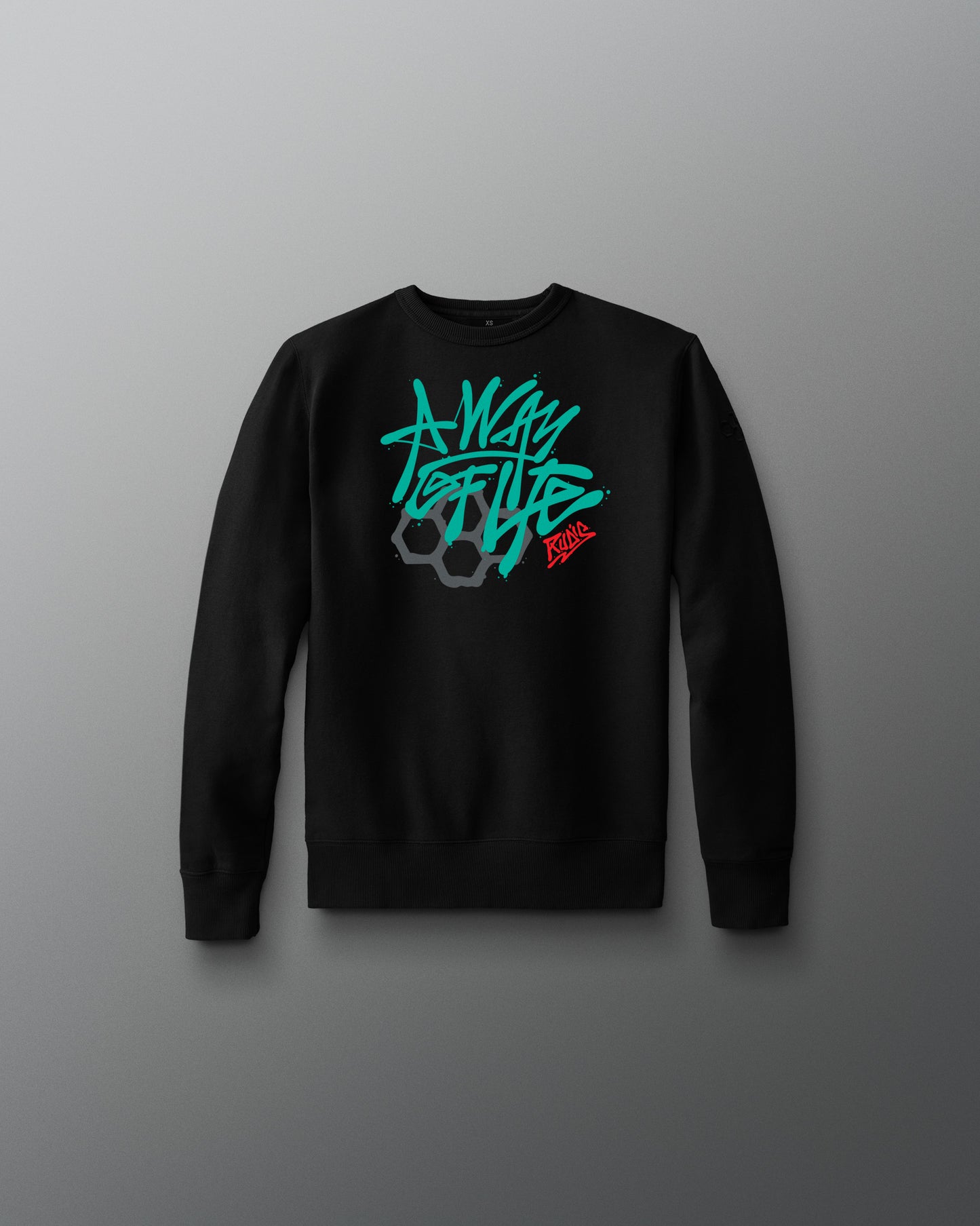 Graffiti Motto Youth Crewneck