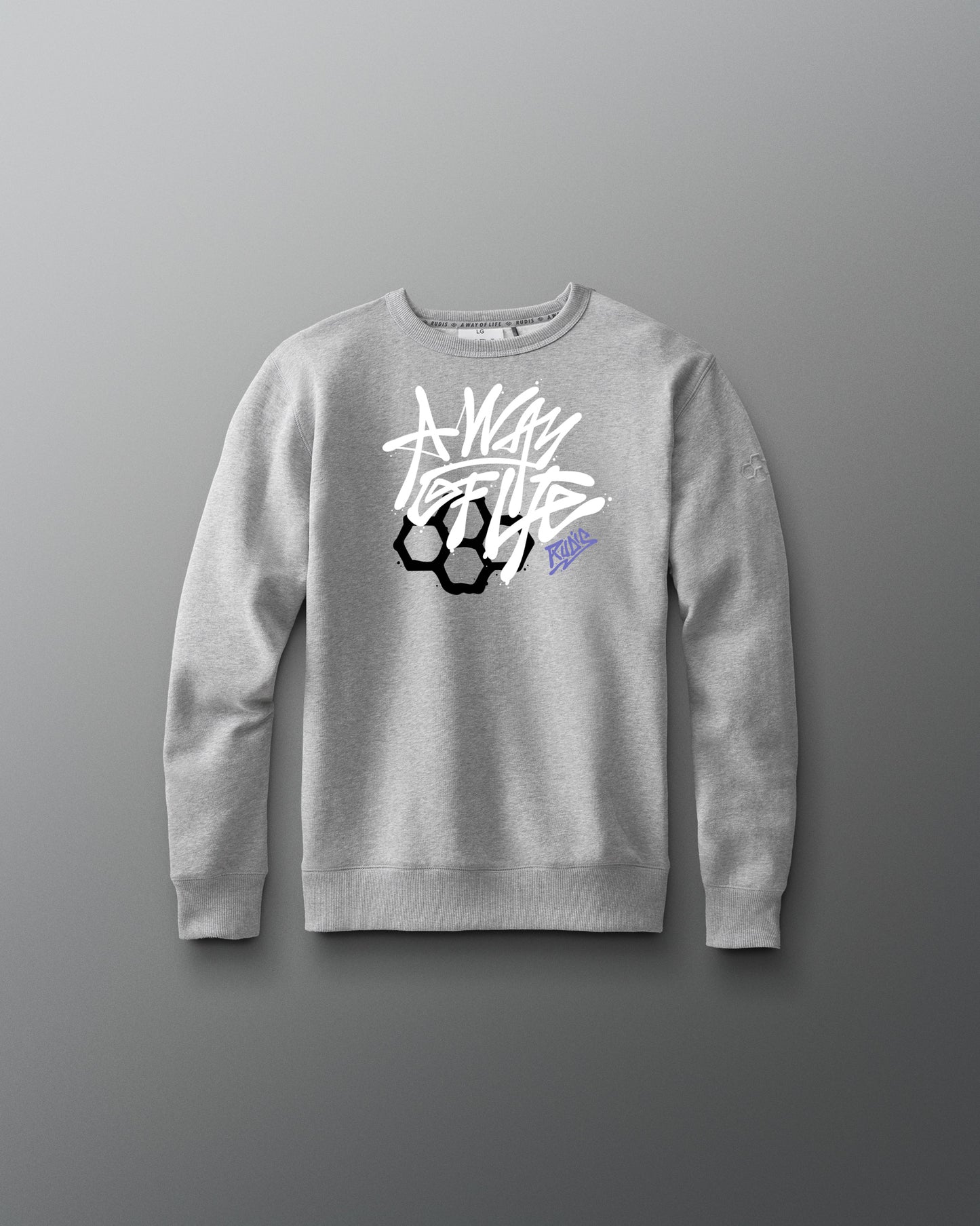 Graffiti Motto Youth Crewneck