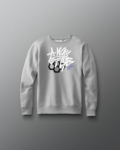 Graffiti Motto Youth Crewneck