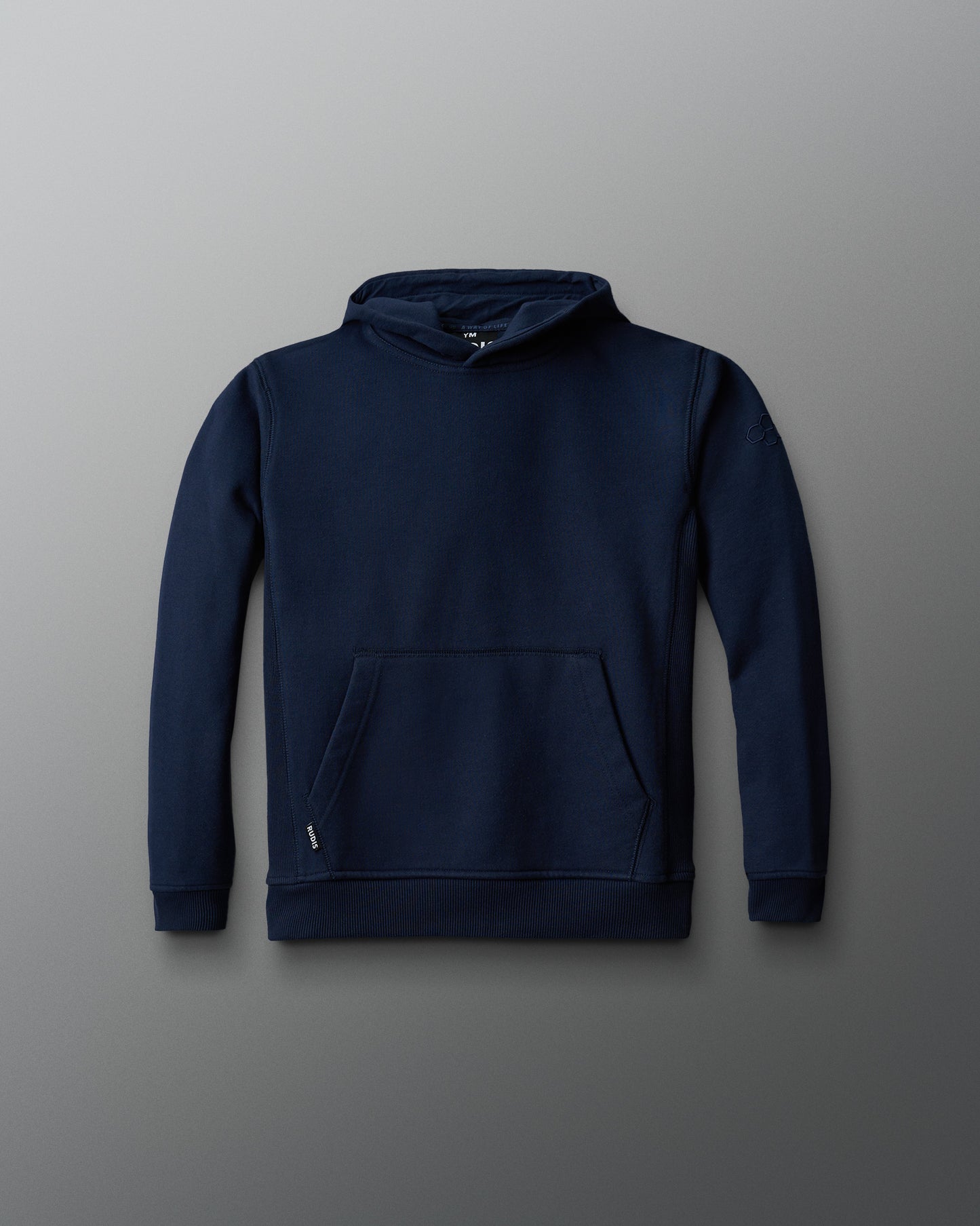 Sweat à capuche en polaire épaisse RUDIS Titan pour jeunes - Bleu marine