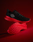 Chaussures d'entraînement pour adultes RUDIS Journey Knit - Noir/Rouge