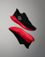 Chaussures d'entraînement pour adultes RUDIS Journey Knit - Noir/Rouge