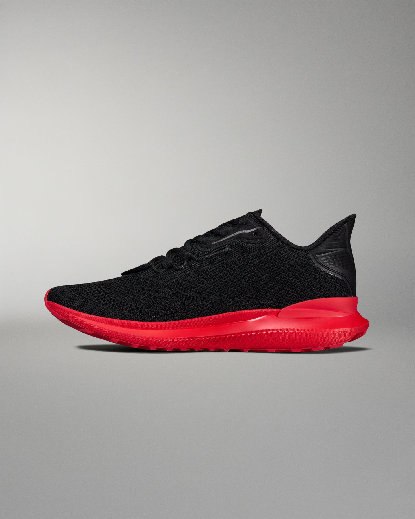 Chaussures d'entraînement pour adultes RUDIS Journey Knit - Noir/Rouge