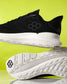 RUDIS Journey Knit Youth Training Shoes - Black/White