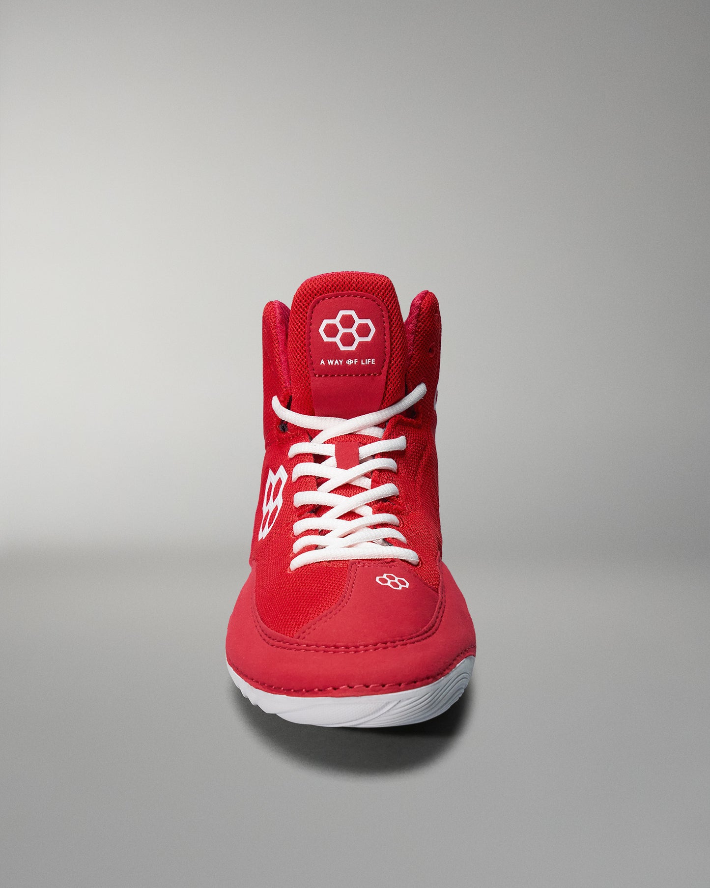 Chaussures de lutte pour jeunes RUDIS Courage - Rouge cramoisi