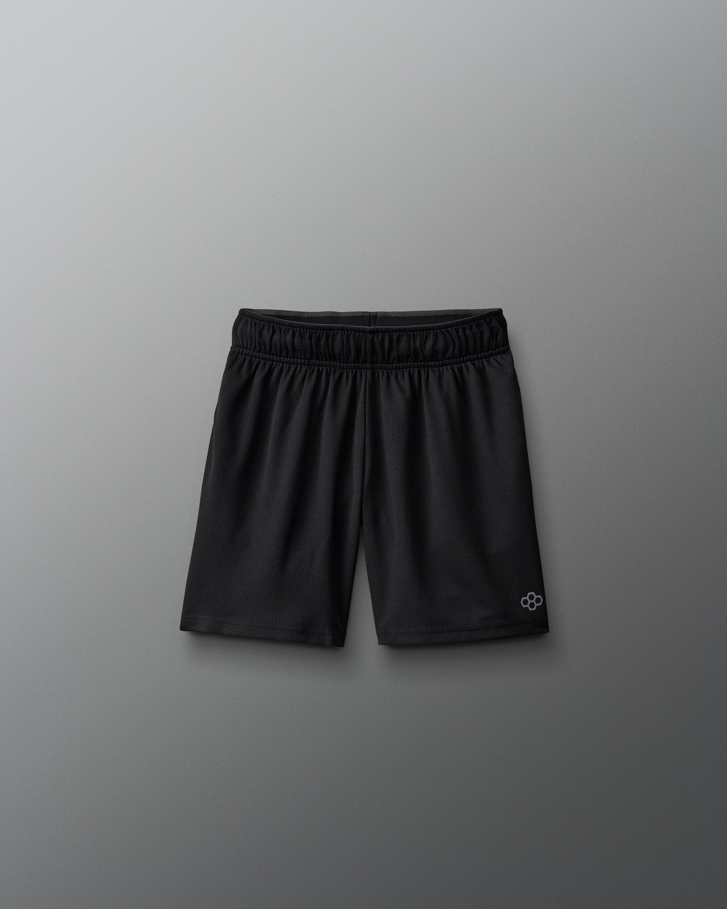 Short en maille pour jeunes RUDIS 6" - Noir