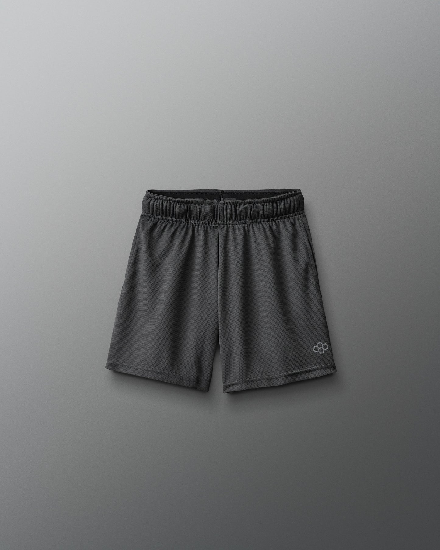 RUDIS 8" Youth Mesh Shorts - Charcoal