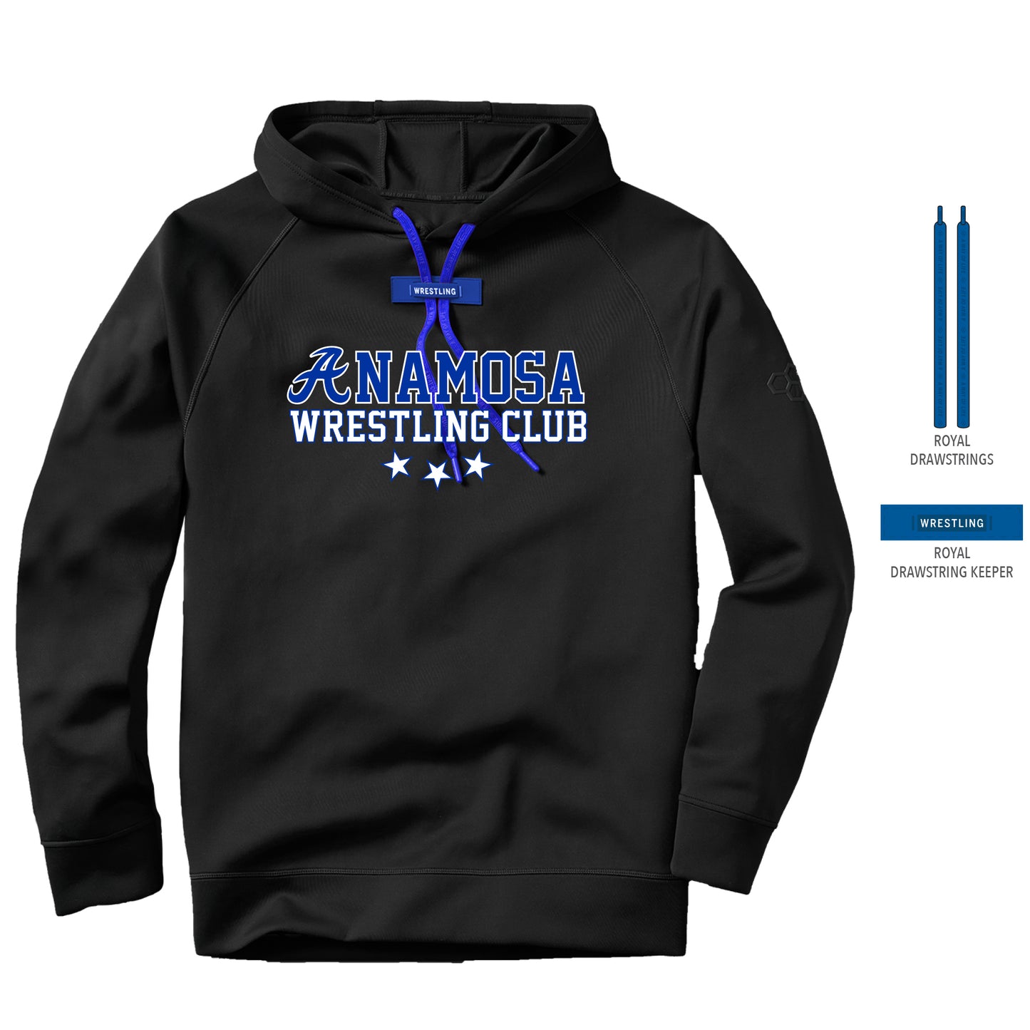 Cool-Touch Hoodie-Unisex--Anamosa Team Store