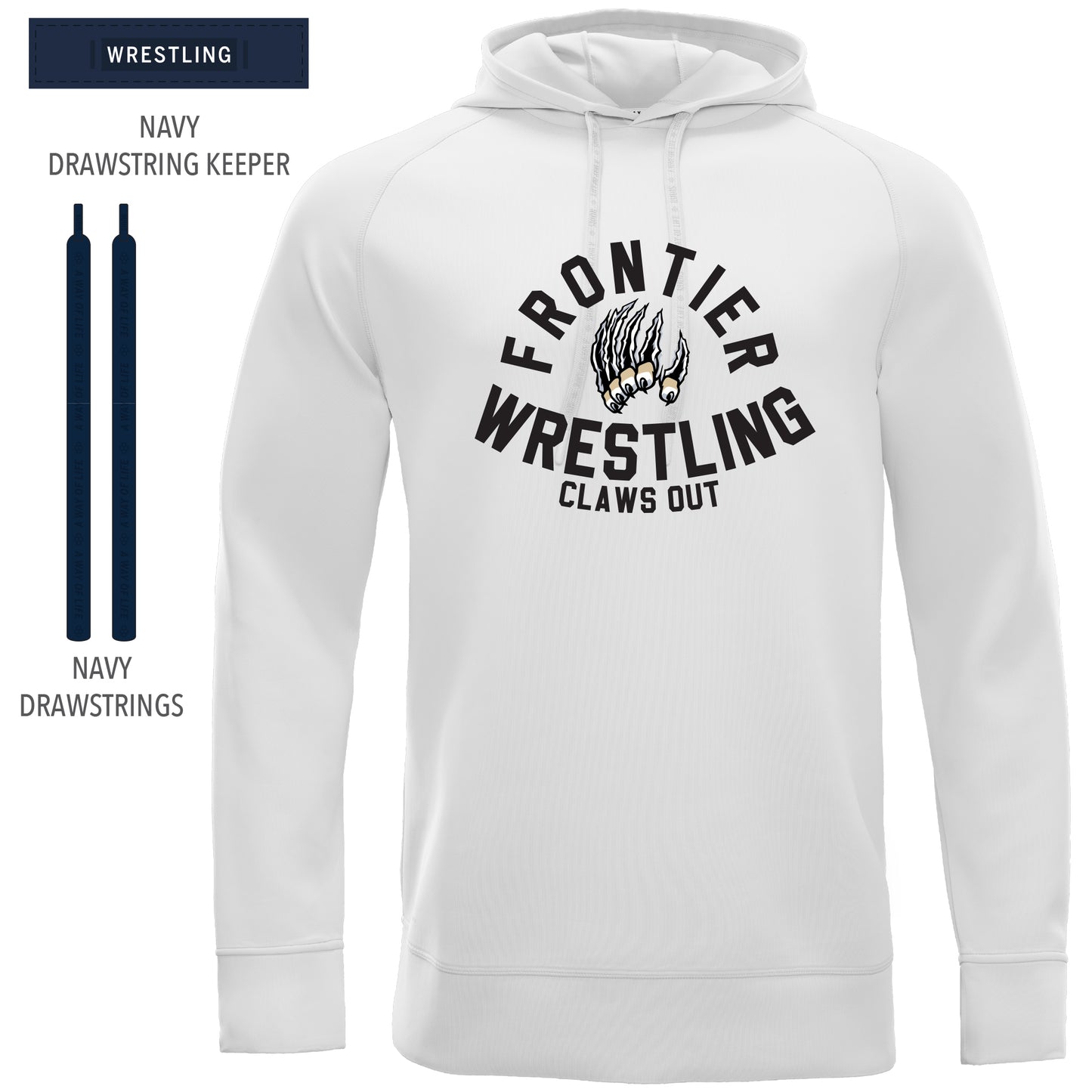 Cool-Touch Hoodie-Unisex--Frontier Wrestling Club Team Store Design 2