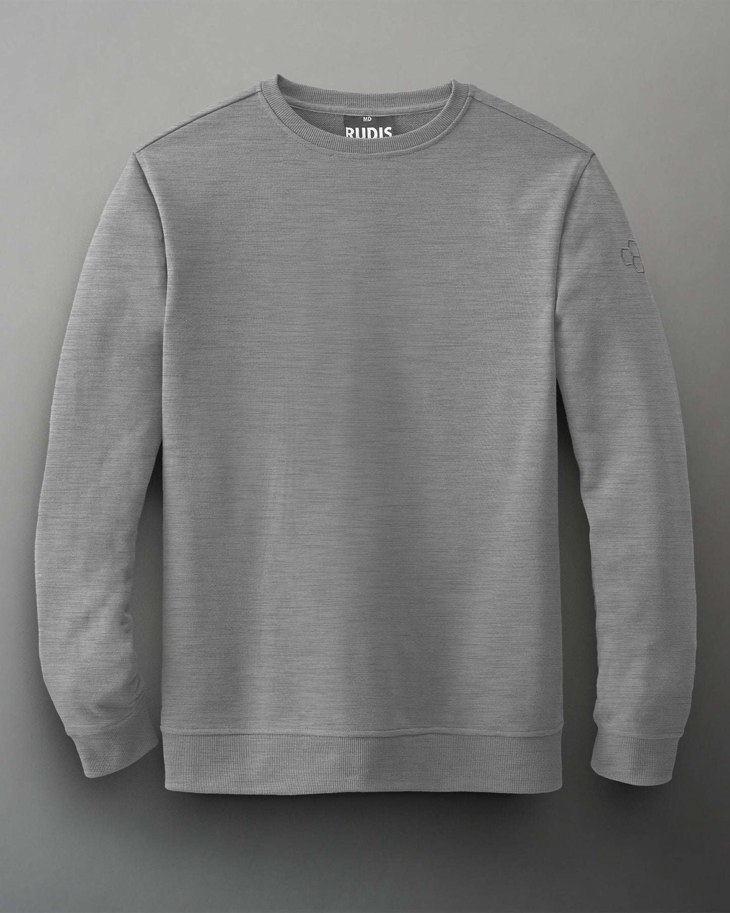 RUDIS Elite Terry Crewneck - Athletic Heather Gray