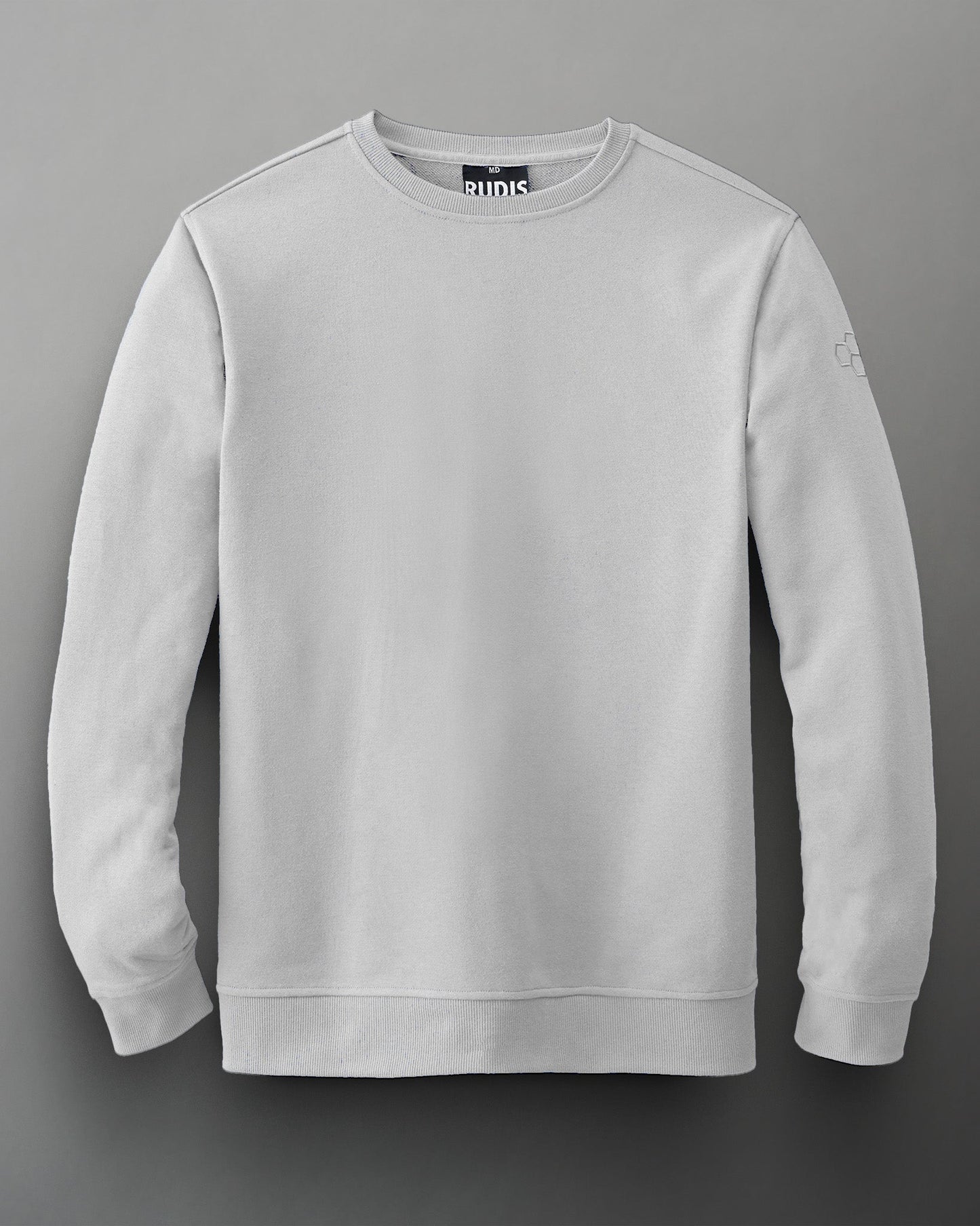 RUDIS Elite Terry Crewneck - Lunar Gray